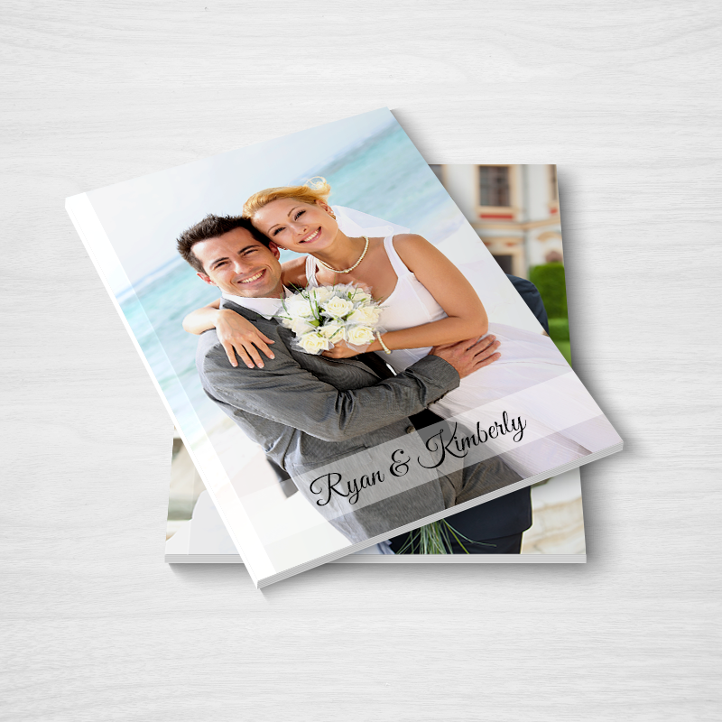 Soft cover wedding photo books