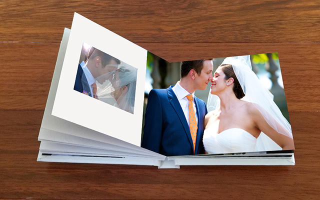 A miniture version of your larger album - great for parent albums and bridal party gifts