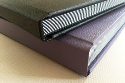 colored leather wedding albums covers