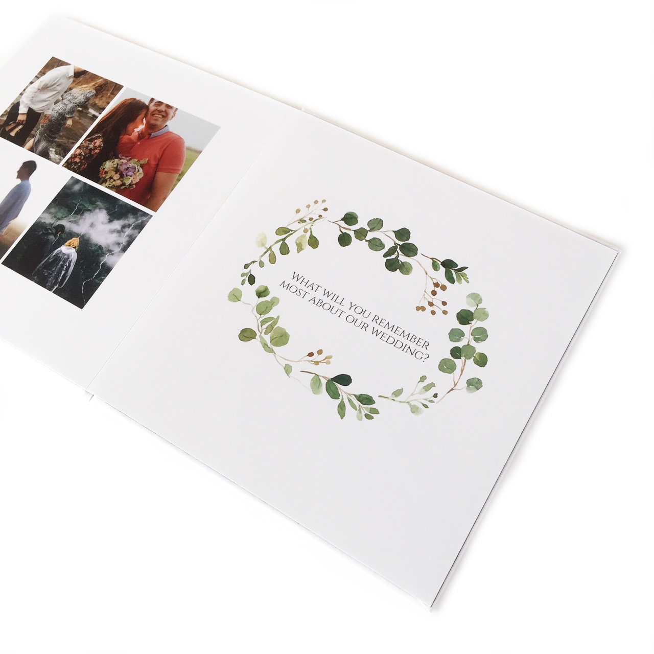 Gorgeous designer wedding guest book templates